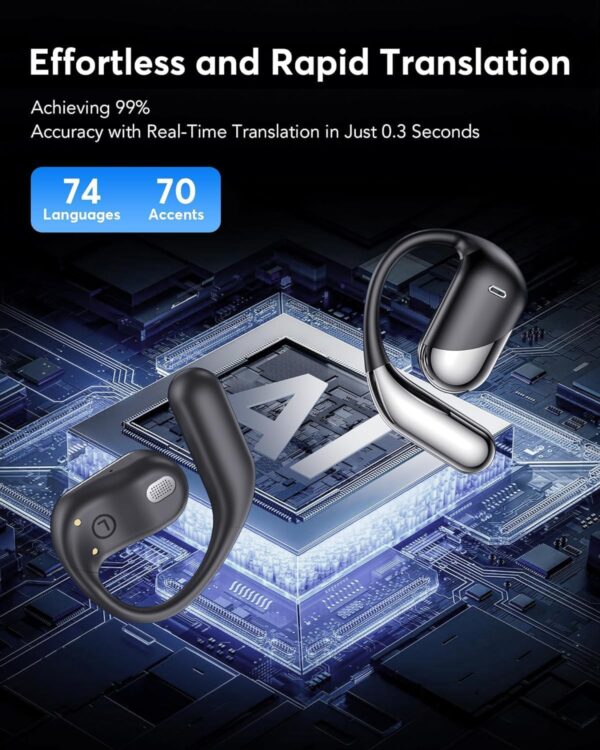 Real Time Translation Earbuds – AI Headphones - Image 2