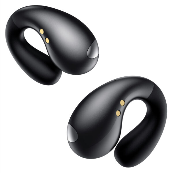 Boytond Ultra Open Ear Earbuds - Ergonomic Clip-On Earbuds, Bone Conduction Over-The-Ear Headphones with Waterproof Design and Secure Fit for Small Ears
