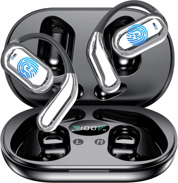 AI Translator Earbuds Real Time, Open Ear Translator Headphone 144 Languages & Accents for Business Travelling Negotiation